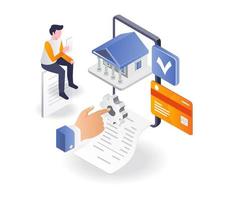 facilidade de investimento em banco online vetor