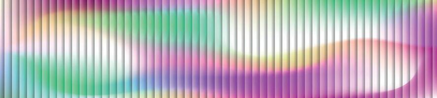 fractal vidro efeito fundo com abstrato gradiente e ondulado linhas. plano ilustração isolado vetor