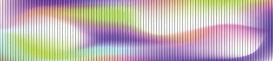 fractal vidro efeito fundo com abstrato gradiente e ondulado linhas. plano ilustração isolado vetor