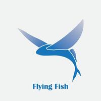 vôo peixe logotipo Projeto vetor