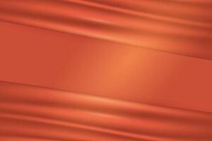 textura do seda, cetim, cortinas tecido em luxuoso fundo. portiere, cortina material laranja vetor