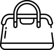 Bolsa esboço ilustração vetor