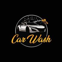 logotipo da lavagem de carros vetor