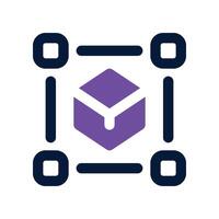 blockchain ícone. dual tom ícone para seu local na rede Internet, móvel, apresentação, e logotipo Projeto. vetor