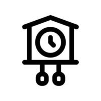 casa relógio ícone. linha ícone para seu local na rede Internet, móvel, apresentação, e logotipo Projeto. vetor