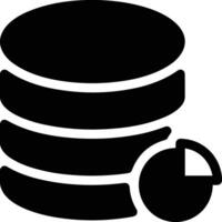 armazenamento dados ícone símbolo imagem para base de dados ilustração vetor