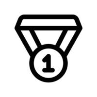 medalha ícone. linha ícone para seu local na rede Internet, móvel, apresentação, e logotipo Projeto. vetor