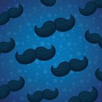 desenho vetorial de fundo de bigodes masculinos vetor