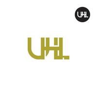 uhl logotipo carta monograma Projeto vetor