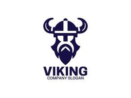 viking cabeça logotipo Projeto modelo vetor