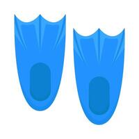 ilustração do mergulho barbatanas vetor