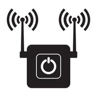 Wi-fi roteador ícone ilustração Projeto vetor
