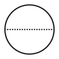 círculo ícone ilustração Projeto modelo vetor