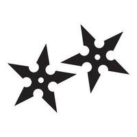 Shuriken ícone ilustração Projeto modelo vetor