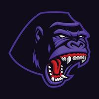 logotipo do vetor gorila