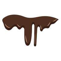 derretido chocolate ilustração vetor