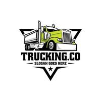 caminhões companhia logotipo Projeto. melhor para frete e caminhões relacionado indústria vetor