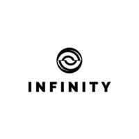 a infinidade logotipo ícone Como uma símbolo do eterno elegância minimalista e moderno, uma Eterno infinidade símbolo vetor