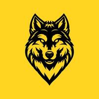 moderno Lobo logotipo Projeto vetor