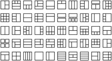 disposição linha ícone pictograma símbolo visual ilustração conjunto vetor