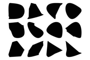 abstrato bolhas fluido líquido formas símbolo visual ilustração conjunto vetor