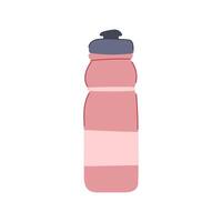 alumínio reutilizável água garrafa desenho animado ilustração vetor