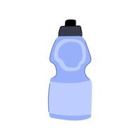 termo reutilizável água garrafa desenho animado ilustração vetor