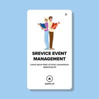 logística serviço evento gestão vetor