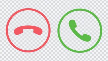 versátil telefone chamando ícones para desatado comunicação vetor