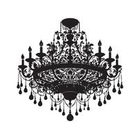 lustre ilustração ícone silhueta estilo vetor