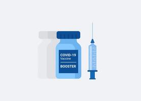 covid-19 vacina reforço tiro vetor