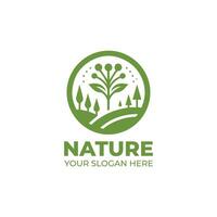 simples do natureza logotipo Projeto vetor