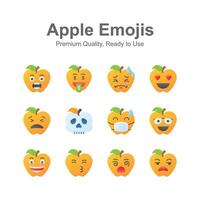 pegue isto cuidadosamente trabalhada emoji ícone projeto, fofa expressões vetor