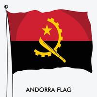 Angola bandeira conjunto Angola bandeira conjunto ilustração, Angola bandeira conjunto cenário ou Angola bandeira conjunto imagem vetor