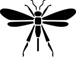 mosquito, Preto e branco ilustração vetor