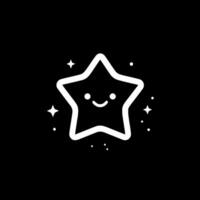 estrelas - minimalista e plano logotipo - ilustração vetor