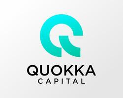 qc cartas monograma negrito o negócio companhia capital logotipo Projeto. vetor