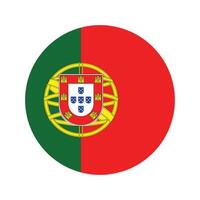 nacional bandeira do Portugal. Portugal bandeira. Portugal volta bandeira. vetor