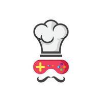 logotipo do jogo do chef vetor