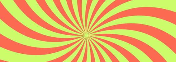 uma verde e laranja espiral padronizar vetor