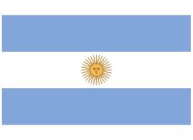 bandeira nacional argentina vetor