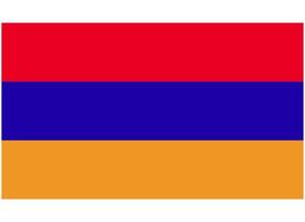 bandeira nacional da armênia vetor