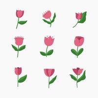 tulipa mão desenhado ilustração vetor