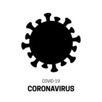 coronavírus isolado covid-19 ilustração com corona vírus em branco fundo vetor