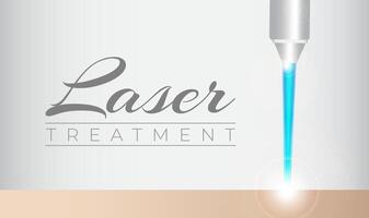 laser Cosmético tratamento ilustração fundo vetor