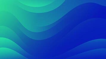 mergulho para dentro a hipnotizante abstrato gradiente onda fundo com Está deslumbrante verde para azul cor transição. ideal para sites, social meios de comunicação, anúncio, e apresentações vetor