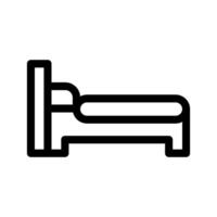 cama ícone símbolo Projeto ilustração vetor