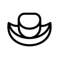 vaqueiro chapéu ícone símbolo Projeto ilustração vetor