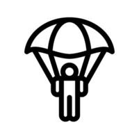 parapente ícone símbolo Projeto ilustração vetor