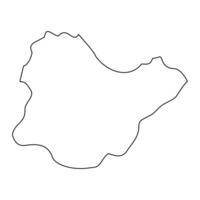 zabar distrito mapa, administrativo divisão do Malta. ilustração. vetor
